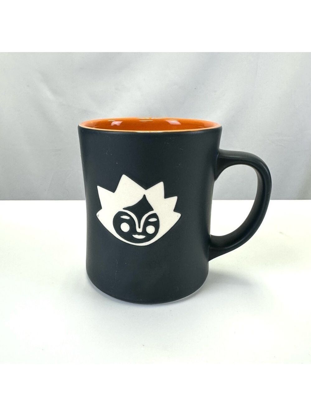 Starbucks Mermaid Kenya Mug Coffee Bone China Mug 2011 Matte Finish Black Orange